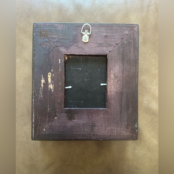 Rustic Framed Landscape Painting - Picture 3 of 3